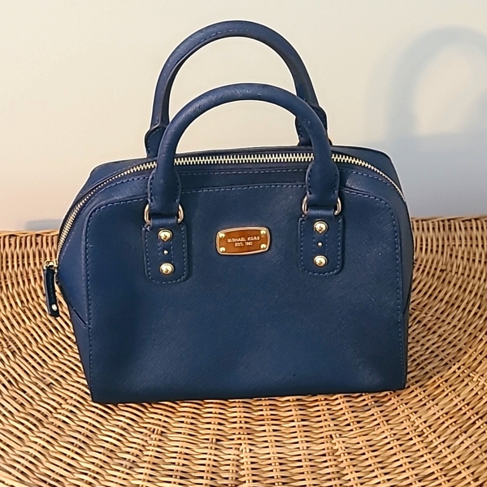 Navy Blue Michael Kors Purse